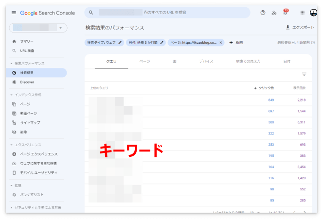 どんなキーワードで検索してユーザーが記事を見にきてくれたのかが分かる